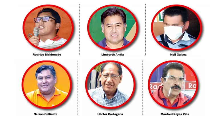 6 alcaldes electos que vencieron al MAS en la Llajta.