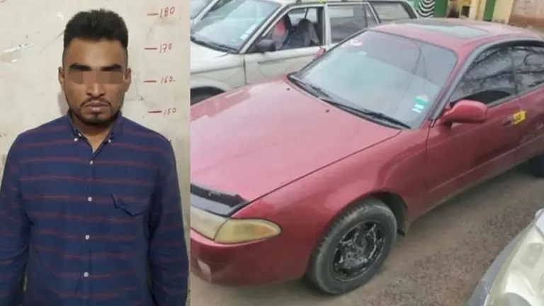 Aprehenden al hombre que pildoreaba a las trabajadoras sexuales (i). El auto que usaban el denunciado (d). FELCC