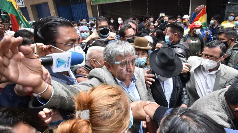 El alcalde electo de La Paz, Ivan Arias. APG