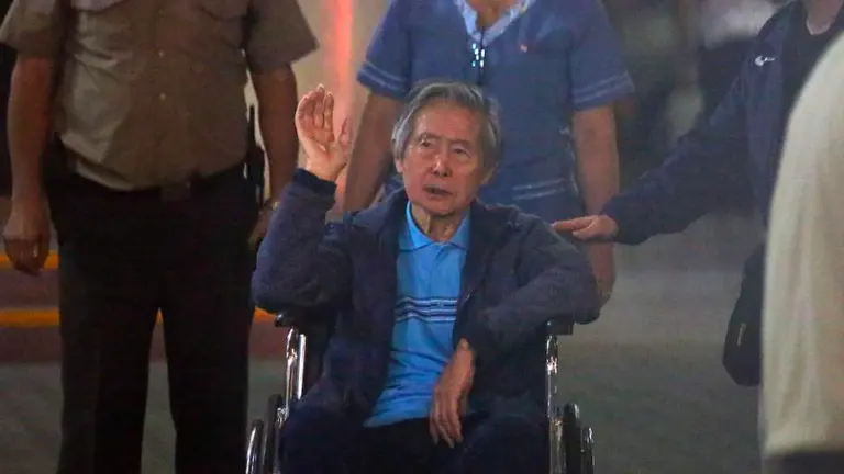 Fotografía de archivo fechada el 4 de enero de 2018 que muestra al expresidente peruano Alberto Fujimori. EFE