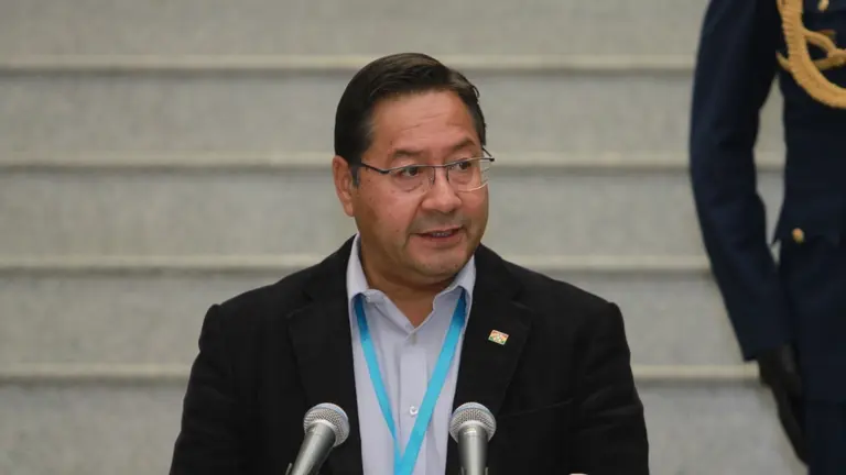 El presidente Luis Arce. Archivo