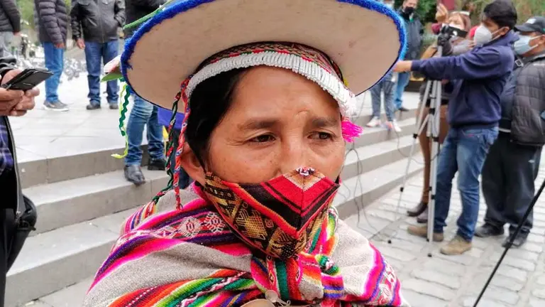 Lidia Patty, exdirigente de 'Bartolinas' y exdiputada. ERBOL