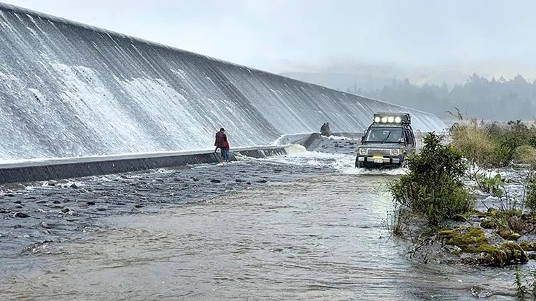 El embalse de Corani.  ALEJANDRO ORELLANA