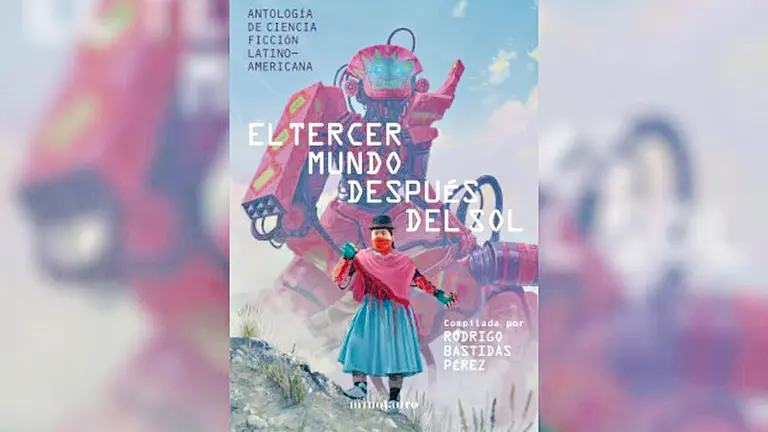 Portada de la antología de ciencia ficción latinoamericana &ldquo;El tercer mundo después del sol&rdquo;.  MINOTAURO