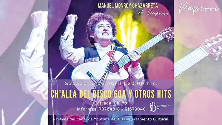 Afiche de la ch'alla del disco 60A de El Papirri.
