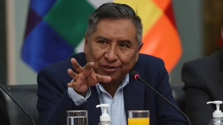 El canciller de Bolivia, Rogelio Mayta. EFE