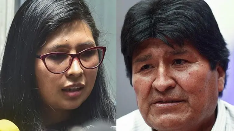 Eva Copa y Evo Morales se distancian m&aacute;s luego de las elecciones subnacionales. TOMADAS DE INTERNET