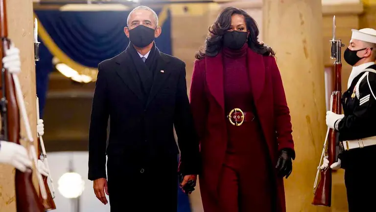 En la imagen, el expresidente estadounidense Barack Obama (2009-2017) y la ex primera dama Michelle Obama. EFE