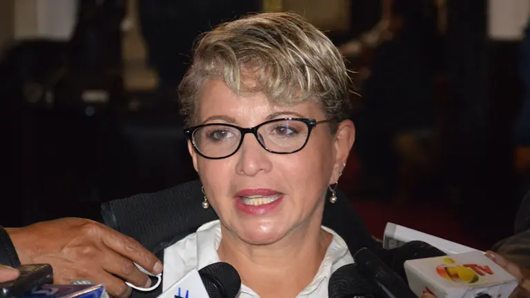 La exdiputada del Movimiento al Socialismo (MAS) Susana Rivero. ARCHIVO