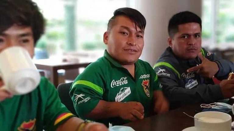 Algunos integrantes de la Selecci&oacute;n Nacional de talla baja. RRSS