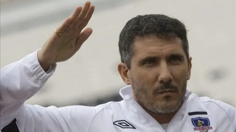 Diego Cagna, durante su etapa como entrenador de Colo Colo de Chile. ARCHIVO EFE