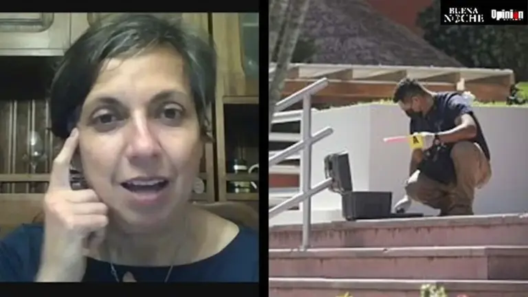 M&oacute;nica Novillo, directora de la Coordinadora por la Mujer, en Buena Noche.