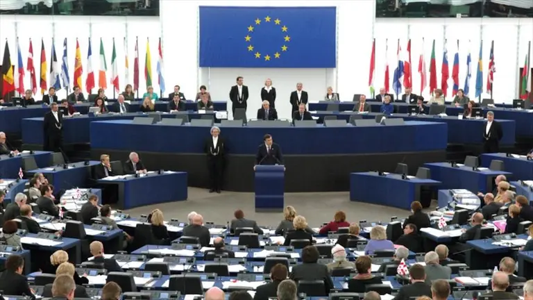 Foto de archivo muestra una sesi&oacute;n de la Eurocamara.
