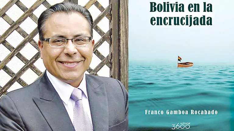 Franco Gamboa, autor del libro &ldquo;Bolivia en la encrucijada&rdquo;. EDITORIAL 3600-LA MIGRAÑA