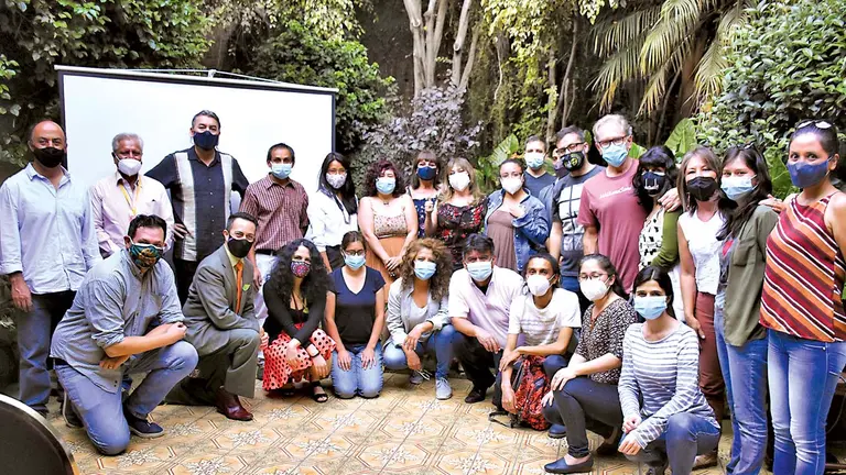 Miembros del colectivo No a la Tala de Árboles.  DICO SOLÍS