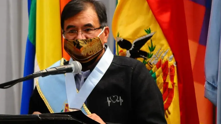 El gobernador de Cochabamba, Humberto S&aacute;nchez. No&eacute; Portugal