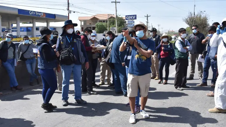 La inspecci&oacute;n en Huayllani, Sacaba, pretende determinar la trayectoria de las balas que hirieron a varias personas y mataron a 10. FGE