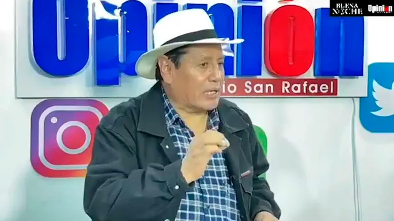 El director de la FCBCB Luis Oporto en el programa Buena Noche de OPINI&Oacute;N./ Captura