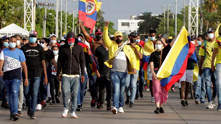 Las calles de Colombia claman de nuevo contra la violencia policial. EFE