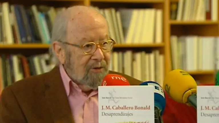 El escritor espa&ntilde;ol Jos&eacute; Manuel Caballero Bonald. EFE
