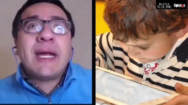 El experto en redes sociales Marcelo Dur&aacute;n, en Buena Noche.