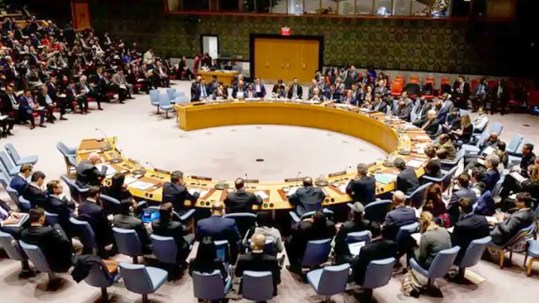 Vista general de una reunión del Consejo de Seguridad de Naciones Unidas solicitada por Estados Unidos, en Nueva York. EFE