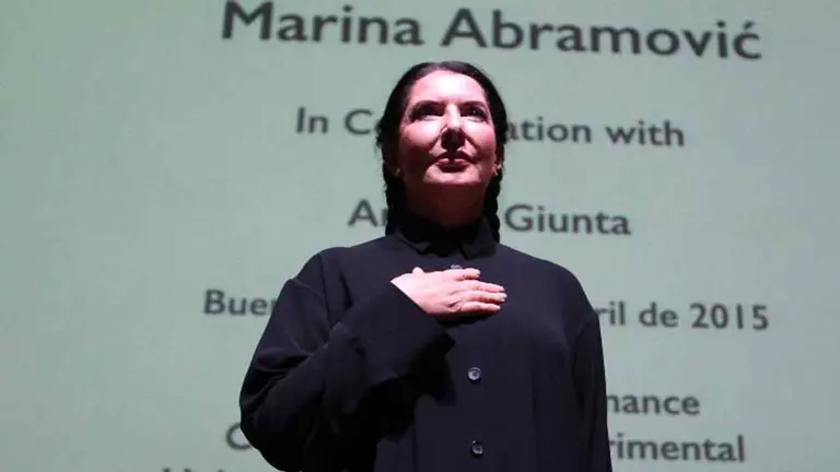 Fotograf&iacute;a de Marina Abramović. EFE