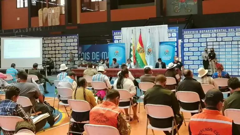 Inicia reuni&oacute;n del COE en Cochabamba. ARCHIVO