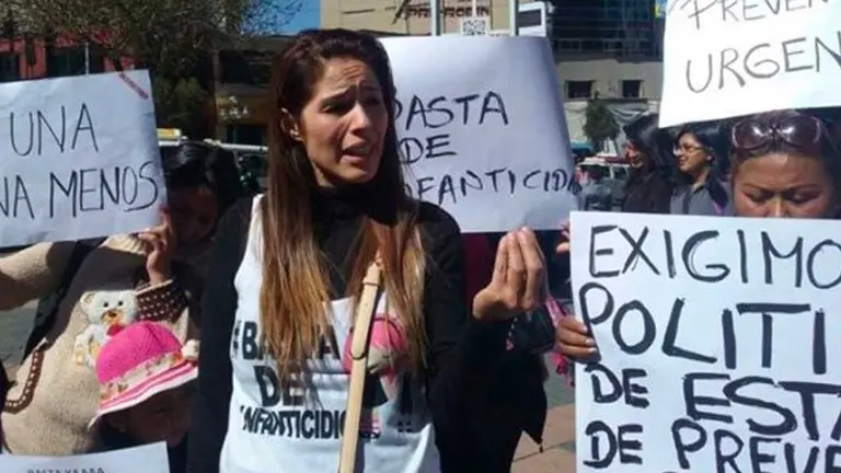 La expresentadora de televisión y activista Melisa Ibarra. URGENTE.BO