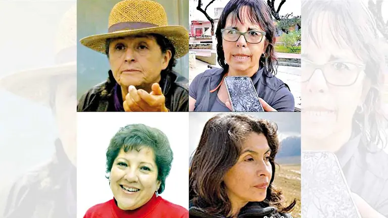 Las participantes del encuentro- Silvia Rivera, Raquel Romero, Liliana de la Quintana y Elizabeth Torres. ARCHIVO