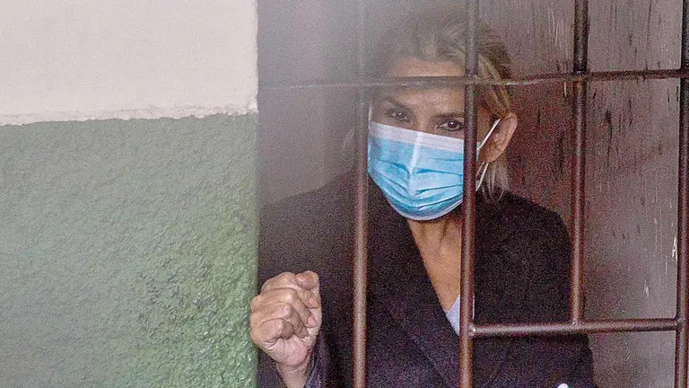 La expresidenta Jeanine Áñez. ABI
