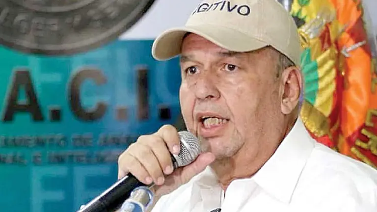 Arturo Murillo, cuando aún era ministro de Gobierno. ARCHIVO