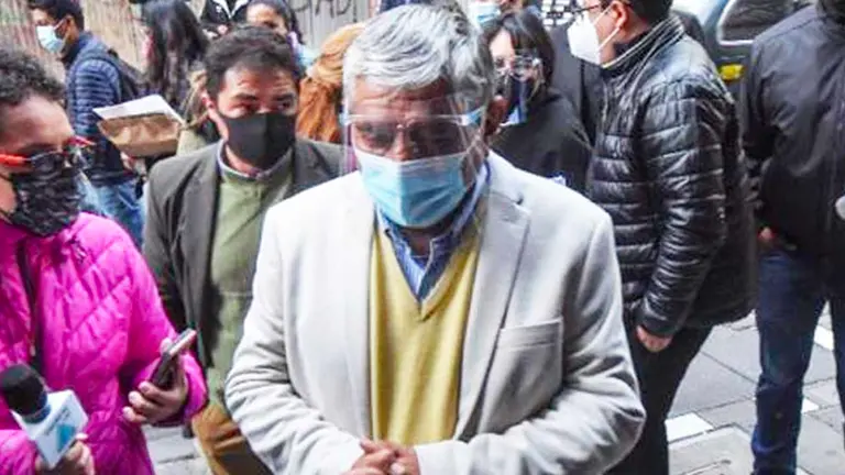 El alcalde de La Paz, Iv&aacute;n Arias. GAMLP
