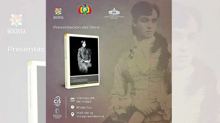 Afiche de la fallida presentación de libro de Adela  Zamudio. FACEBOOK BBB