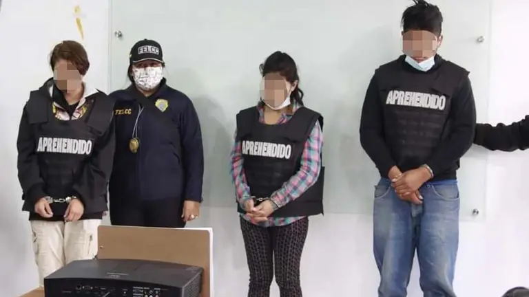 Policía presenta a autor material y coautoras del asesinato en Warnes. Viceministerio de Seguridad Ciudadana