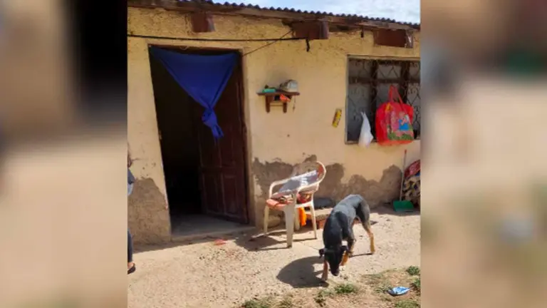 La casa donde ocurrió el crimen, en Cochabamba. CORTESÍA