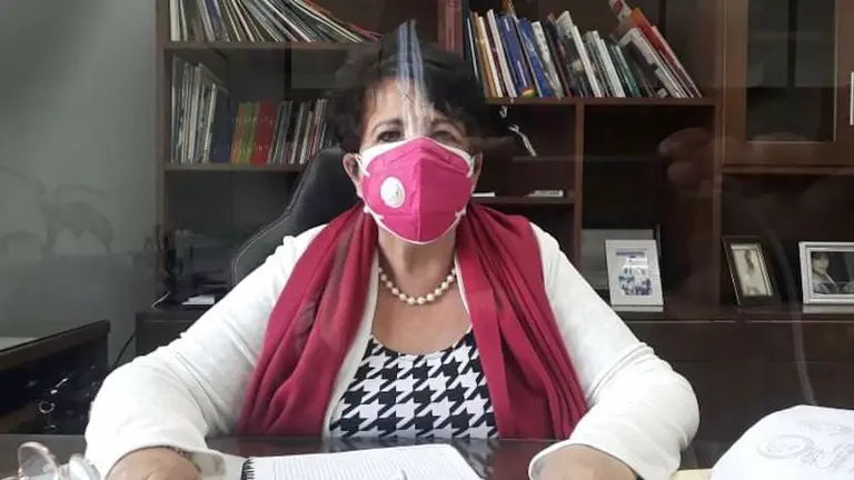 La Secretaria Municipal de Desarrollo Humano, Jenny Rivero. Andrés Pacheco