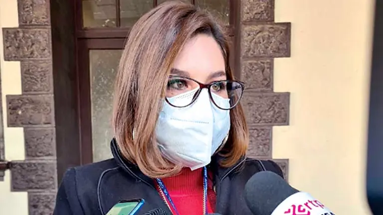 La directora del Servicio Departamental de Gestión Social (Sedeges), Mariela Arze. GADC