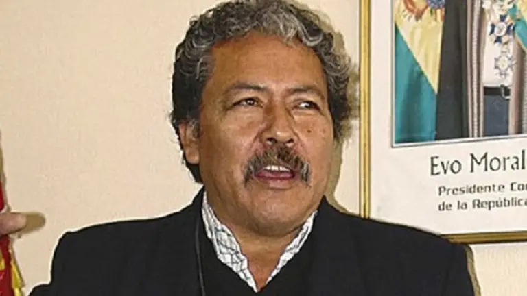 Hugo Salvatierra, exministro de Desarrollo Rural y Tierras. Erbol