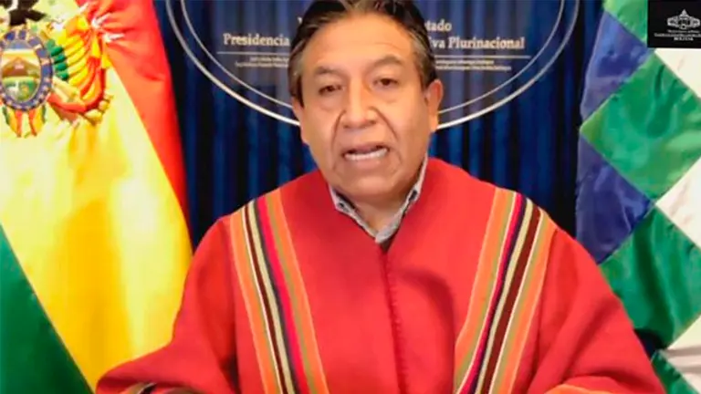 El vicepresidente del Estado, David Choquehuanca.