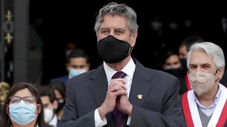 El mandatario de Perú, Francisco Sagasti. EFE