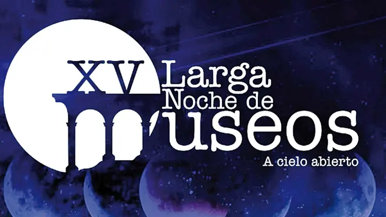 Afiche para la XV Larga Noche de Museos de La Paz. PMSC