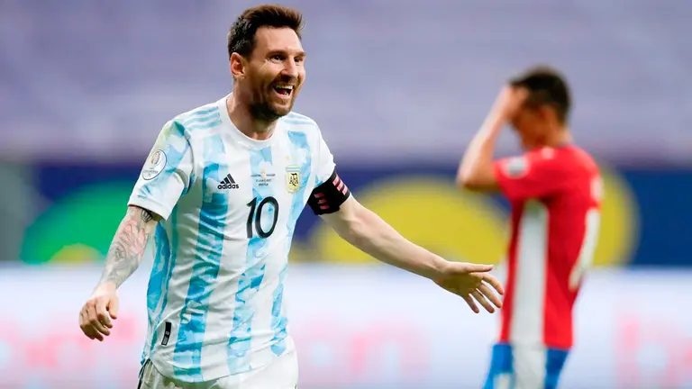 Lionel Messi, el capitán de la Argentina. EFE