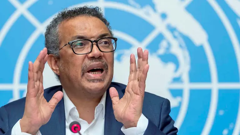 En la imagen, el director general de la Organización Mundial de la Salud (OMS), Tedros Adhanom Ghebreyesus. EFE