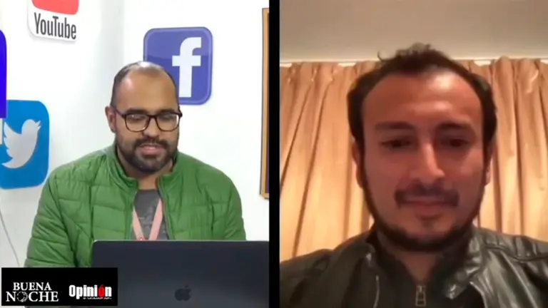 El bi&oacute;logo de la UMSA Oscar Rollano en Buena Noche de OPINI&Oacute;N. Captura
