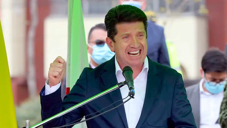 En la imagen, el ministro de Defensa de Colombia, Diego Molano. EFE