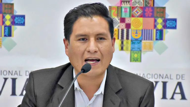 El ministro de Salud, Jeyson Auza.  APG