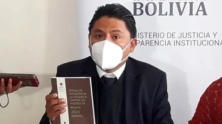 El ministro de Justicia, Iv&aacute;n Lima. ERBOL
