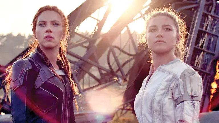 Scarlett Johansson y Florence Pugh, cruce de talentos. MARVEL