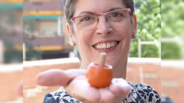 La espa&ntilde;ola Imma Mar&iacute;n, encargada del curso. Gentileza Unifranz